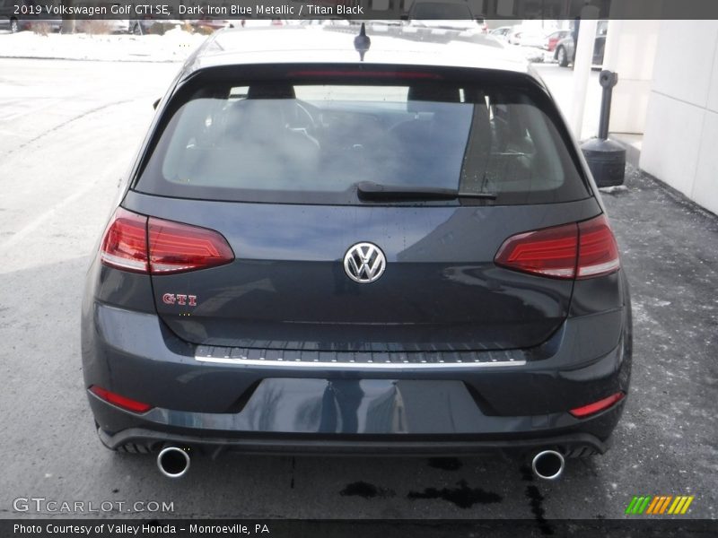 Dark Iron Blue Metallic / Titan Black 2019 Volkswagen Golf GTI SE