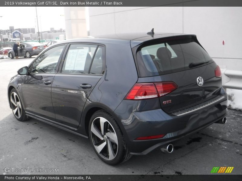 Dark Iron Blue Metallic / Titan Black 2019 Volkswagen Golf GTI SE