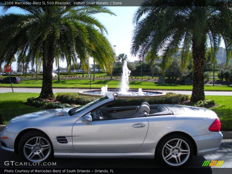 Iridium Silver Metallic / Stone 2006 Mercedes-Benz SL 500 Roadster