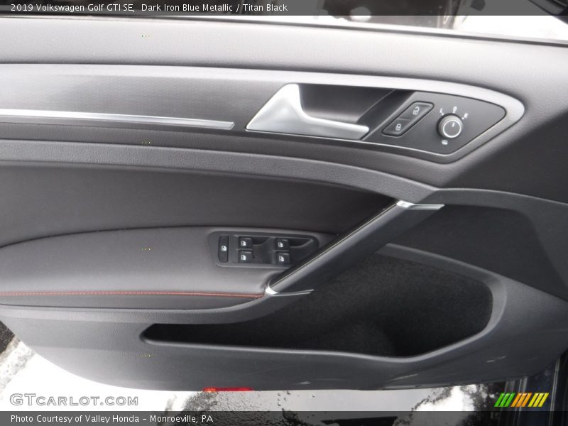 Dark Iron Blue Metallic / Titan Black 2019 Volkswagen Golf GTI SE