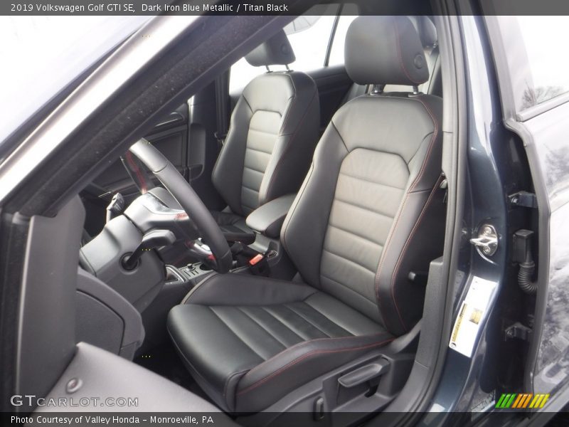 Dark Iron Blue Metallic / Titan Black 2019 Volkswagen Golf GTI SE
