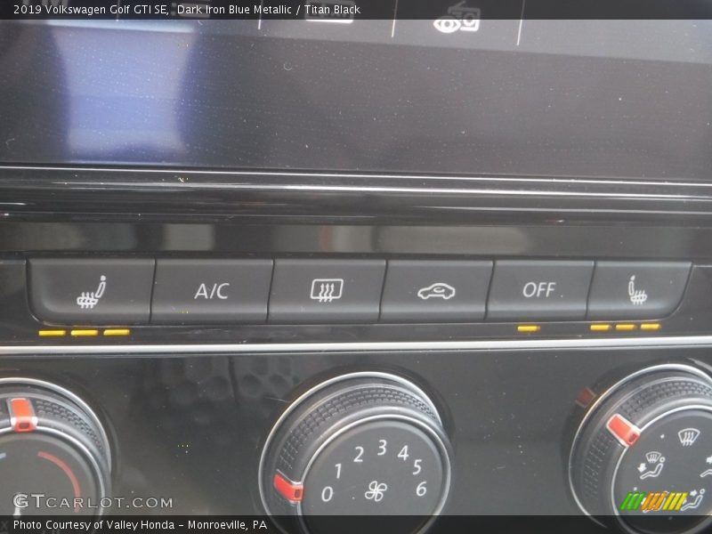 Dark Iron Blue Metallic / Titan Black 2019 Volkswagen Golf GTI SE