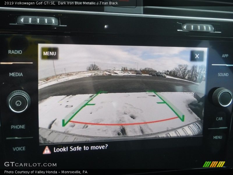 Dark Iron Blue Metallic / Titan Black 2019 Volkswagen Golf GTI SE