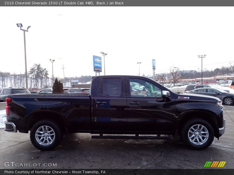 Black / Jet Black 2019 Chevrolet Silverado 1500 LT Double Cab 4WD
