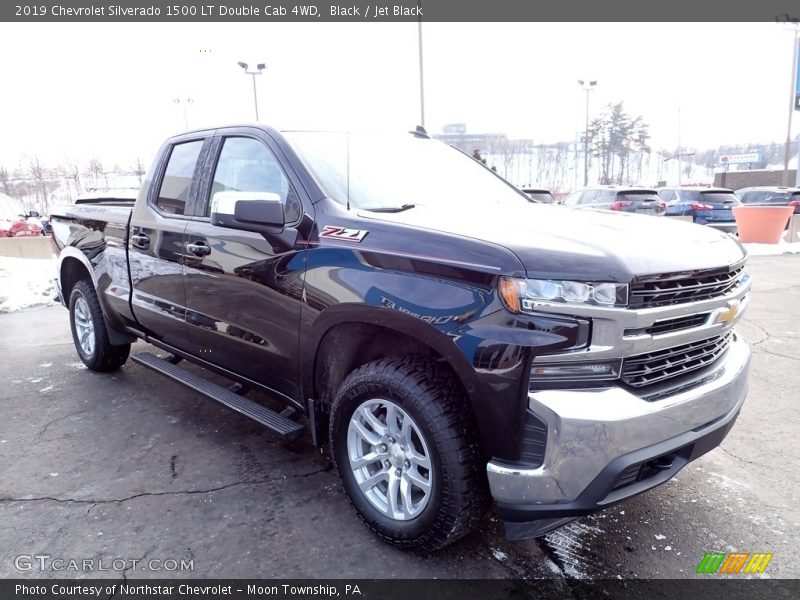 Black / Jet Black 2019 Chevrolet Silverado 1500 LT Double Cab 4WD