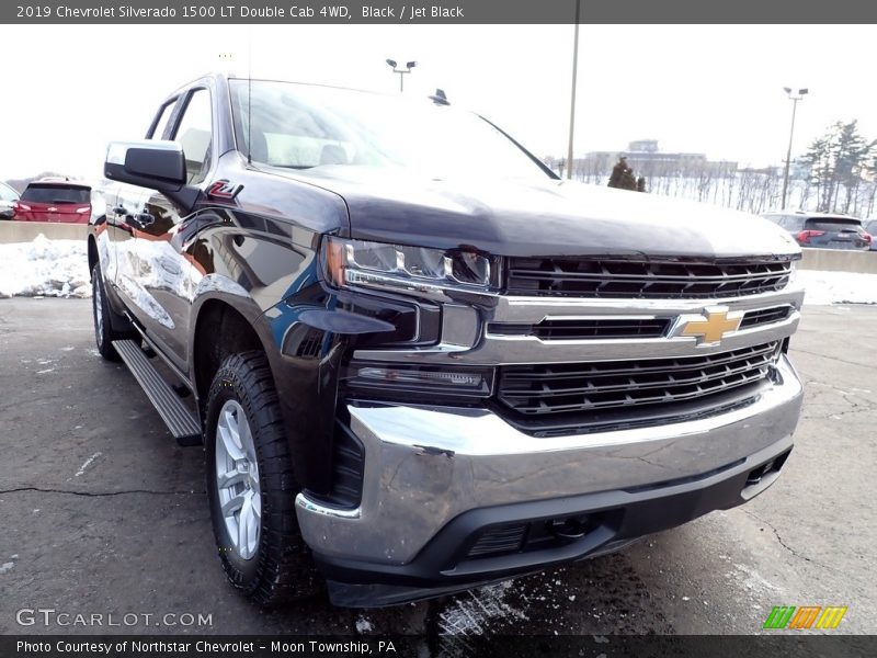 Black / Jet Black 2019 Chevrolet Silverado 1500 LT Double Cab 4WD