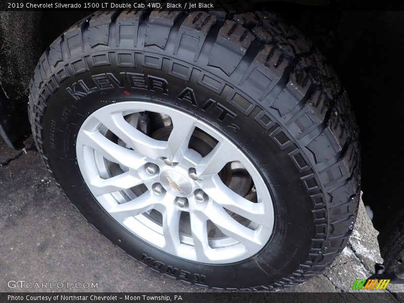 Black / Jet Black 2019 Chevrolet Silverado 1500 LT Double Cab 4WD