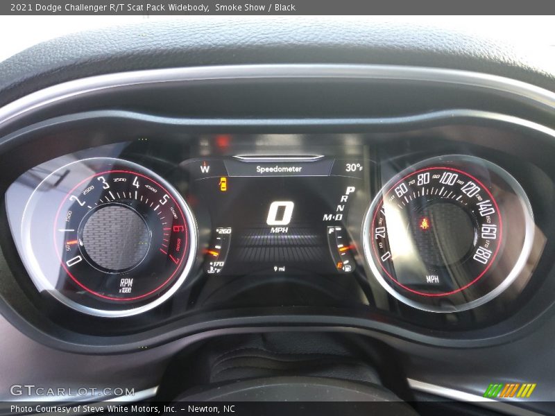 Smoke Show / Black 2021 Dodge Challenger R/T Scat Pack Widebody