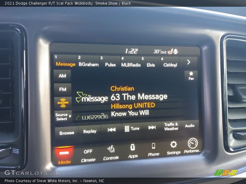 Smoke Show / Black 2021 Dodge Challenger R/T Scat Pack Widebody
