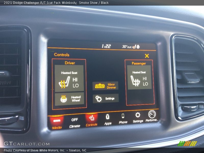 Smoke Show / Black 2021 Dodge Challenger R/T Scat Pack Widebody