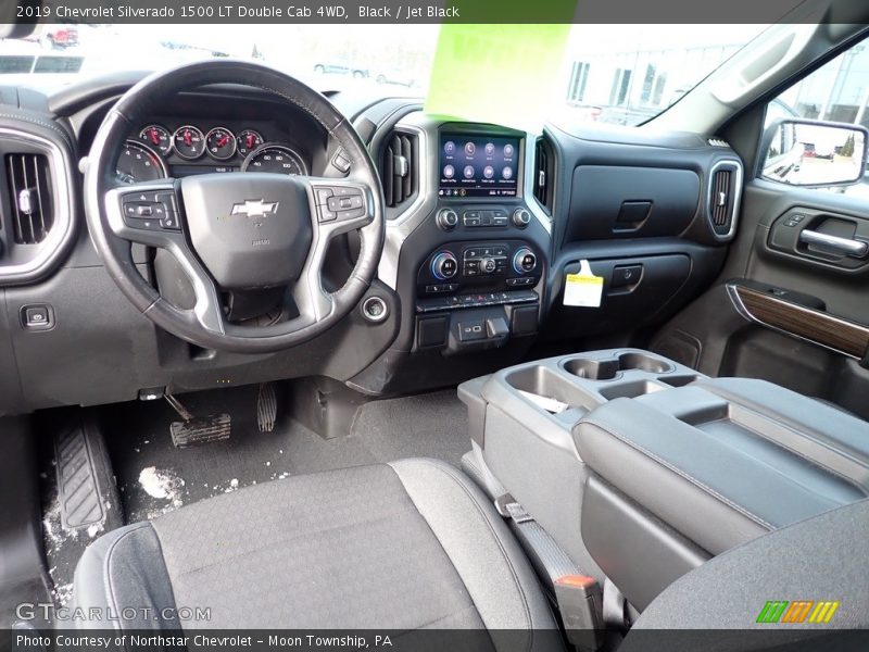 Black / Jet Black 2019 Chevrolet Silverado 1500 LT Double Cab 4WD