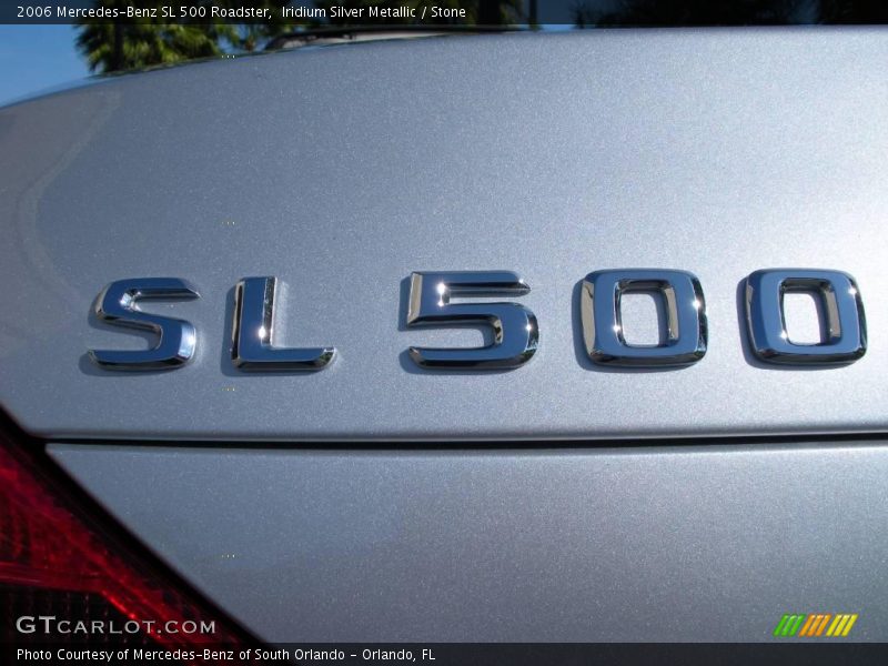 Iridium Silver Metallic / Stone 2006 Mercedes-Benz SL 500 Roadster
