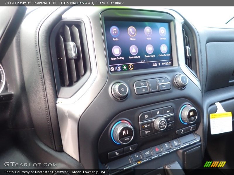 Black / Jet Black 2019 Chevrolet Silverado 1500 LT Double Cab 4WD