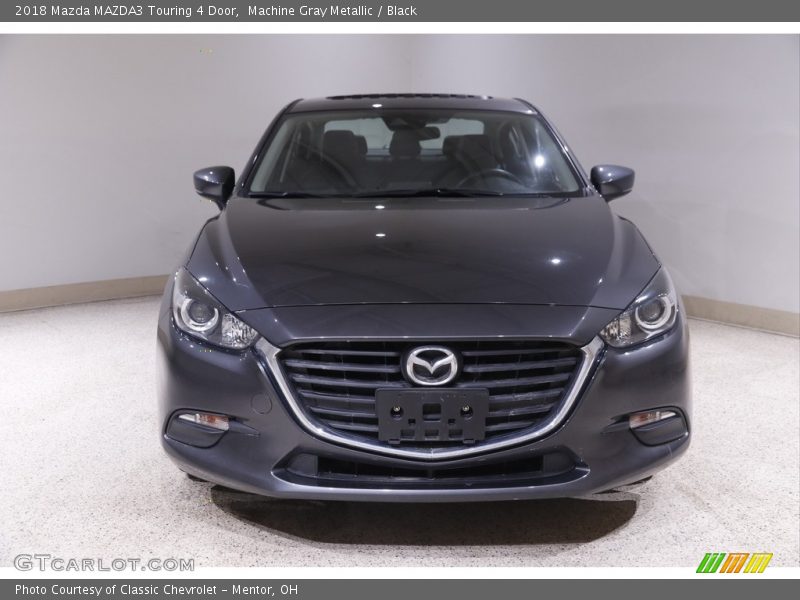 Machine Gray Metallic / Black 2018 Mazda MAZDA3 Touring 4 Door