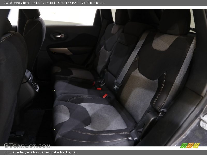 Granite Crystal Metallic / Black 2018 Jeep Cherokee Latitude 4x4