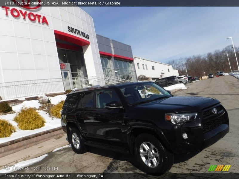 Midnight Black Metallic / Graphite 2018 Toyota 4Runner SR5 4x4