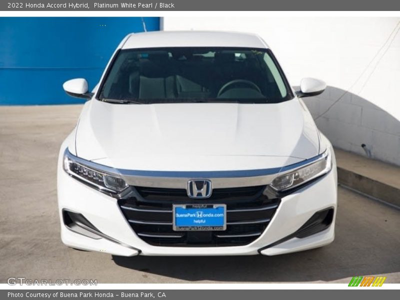 Platinum White Pearl / Black 2022 Honda Accord Hybrid