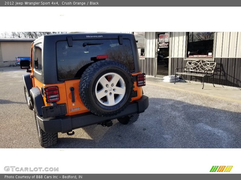 Crush Orange / Black 2012 Jeep Wrangler Sport 4x4