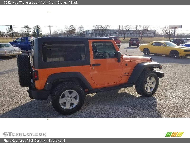 Crush Orange / Black 2012 Jeep Wrangler Sport 4x4