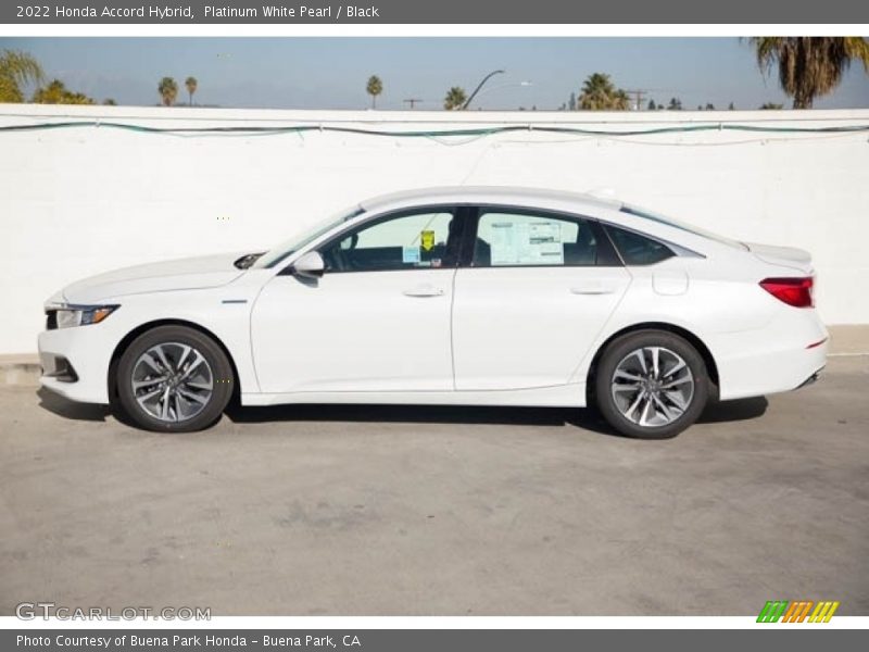 Platinum White Pearl / Black 2022 Honda Accord Hybrid