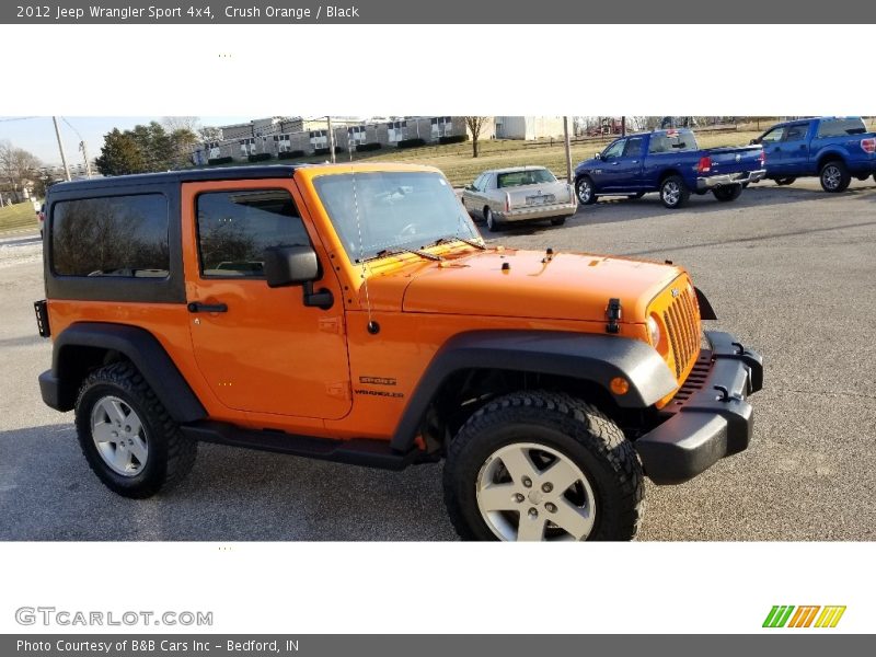 Crush Orange / Black 2012 Jeep Wrangler Sport 4x4