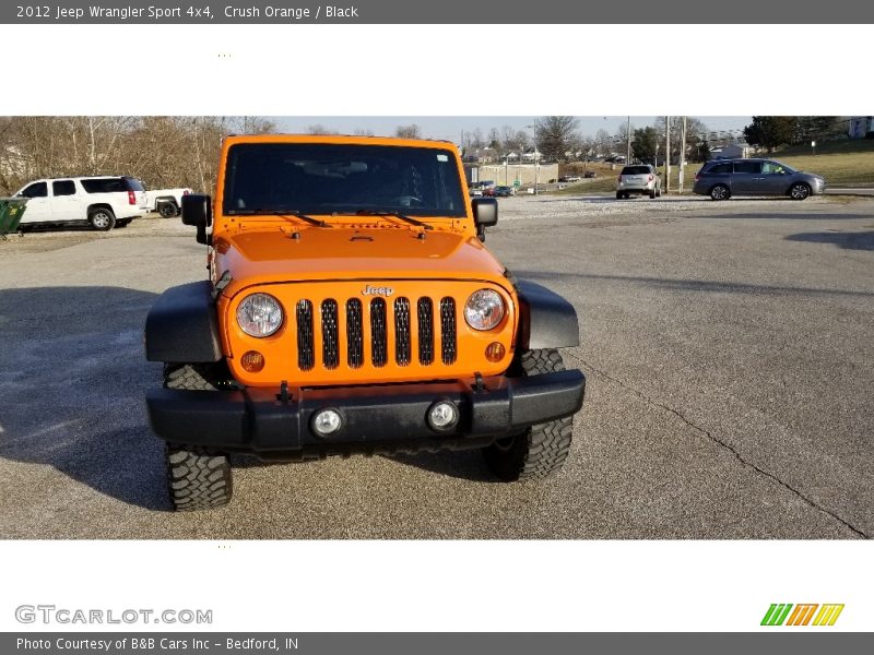 Crush Orange / Black 2012 Jeep Wrangler Sport 4x4