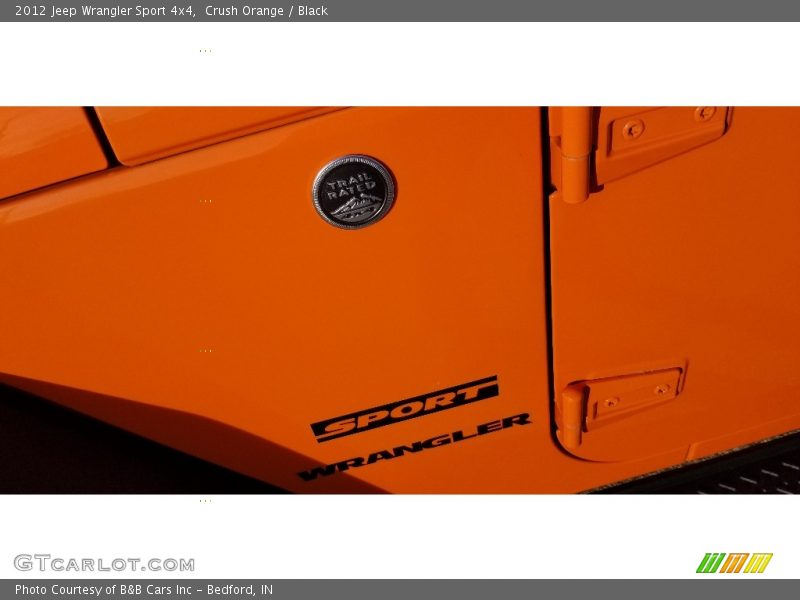 Crush Orange / Black 2012 Jeep Wrangler Sport 4x4