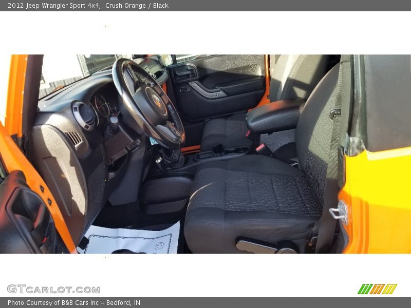 Crush Orange / Black 2012 Jeep Wrangler Sport 4x4