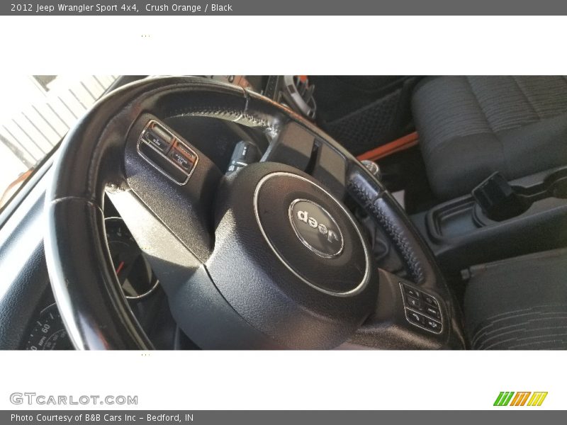 Crush Orange / Black 2012 Jeep Wrangler Sport 4x4