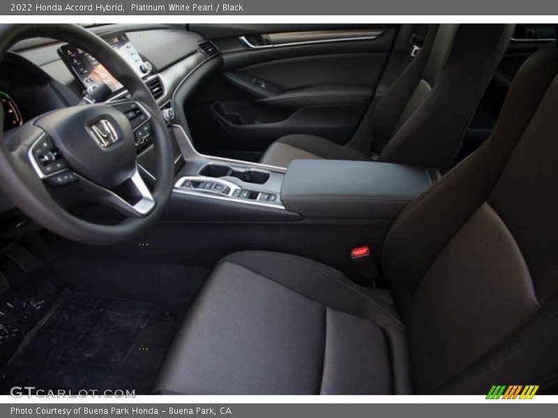 Platinum White Pearl / Black 2022 Honda Accord Hybrid