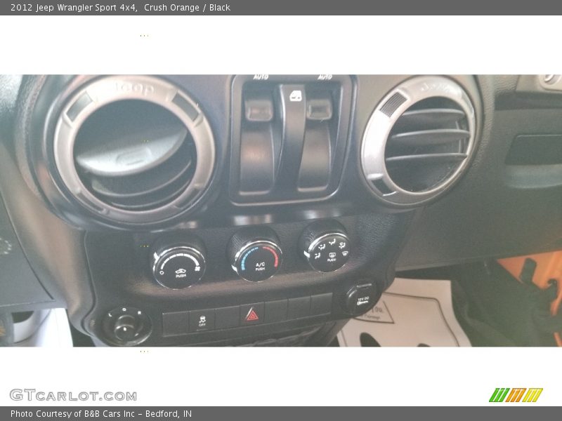 Crush Orange / Black 2012 Jeep Wrangler Sport 4x4