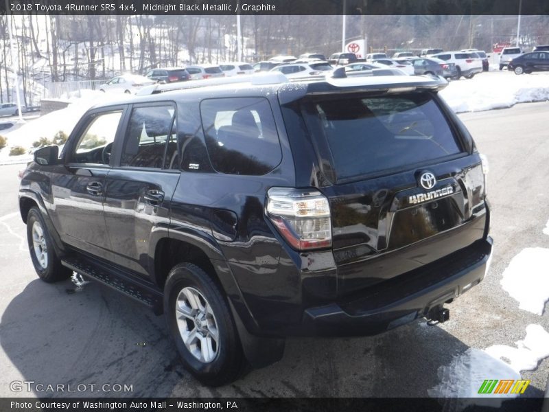 Midnight Black Metallic / Graphite 2018 Toyota 4Runner SR5 4x4