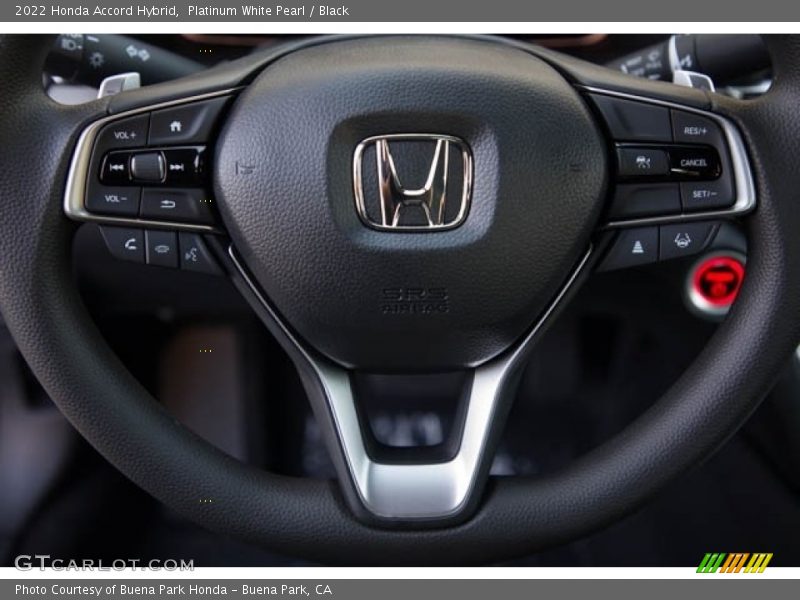 Platinum White Pearl / Black 2022 Honda Accord Hybrid