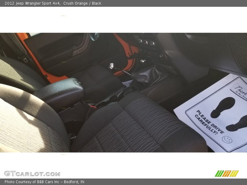 Crush Orange / Black 2012 Jeep Wrangler Sport 4x4