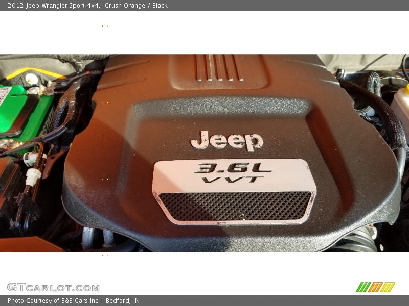 Crush Orange / Black 2012 Jeep Wrangler Sport 4x4