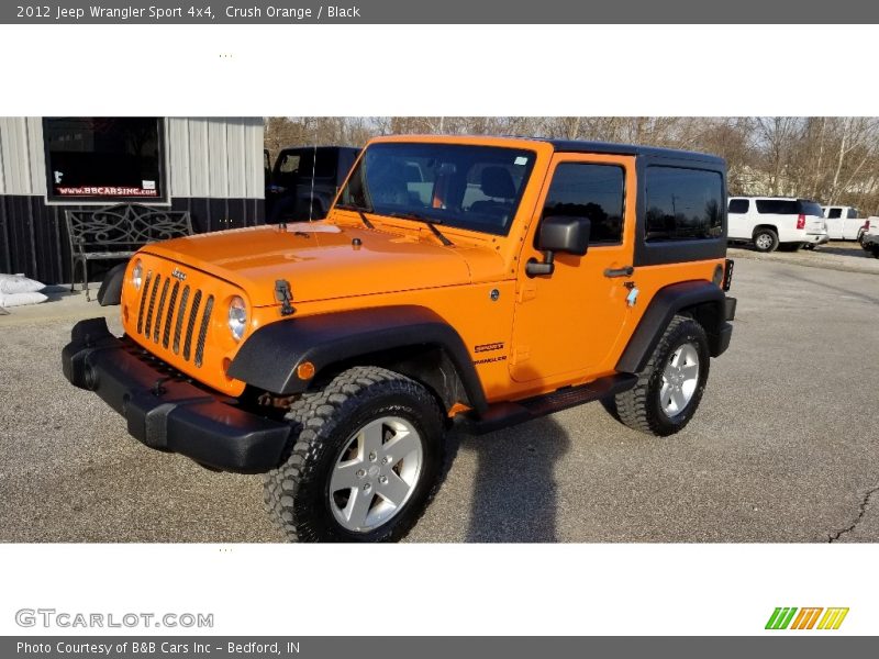 Crush Orange / Black 2012 Jeep Wrangler Sport 4x4