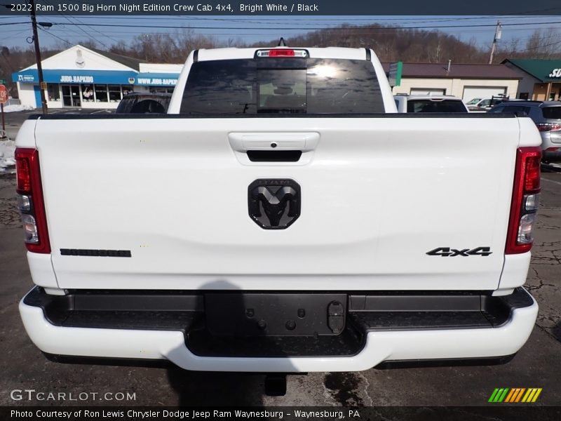 Bright White / Black 2022 Ram 1500 Big Horn Night Edition Crew Cab 4x4
