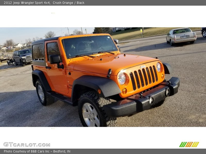 Crush Orange / Black 2012 Jeep Wrangler Sport 4x4