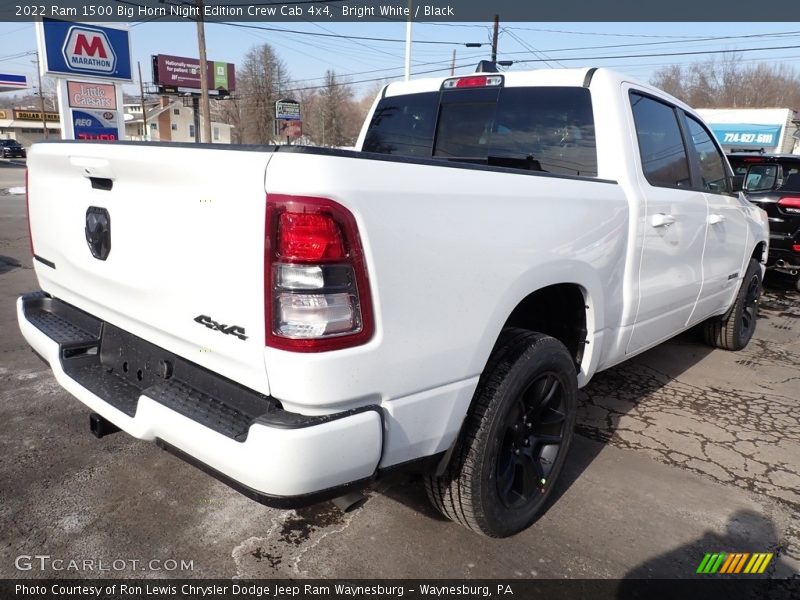 Bright White / Black 2022 Ram 1500 Big Horn Night Edition Crew Cab 4x4