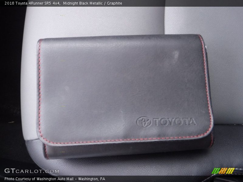 Midnight Black Metallic / Graphite 2018 Toyota 4Runner SR5 4x4