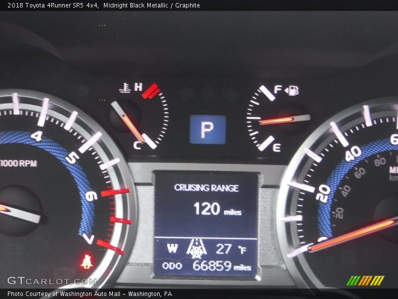 Midnight Black Metallic / Graphite 2018 Toyota 4Runner SR5 4x4
