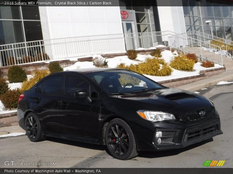 Crystal Black Silica / Carbon Black 2018 Subaru WRX Premium