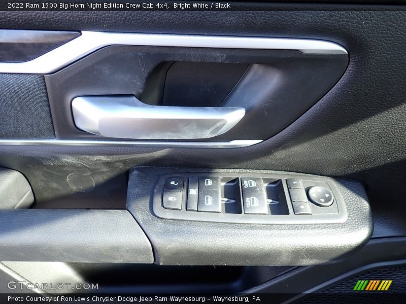 Bright White / Black 2022 Ram 1500 Big Horn Night Edition Crew Cab 4x4
