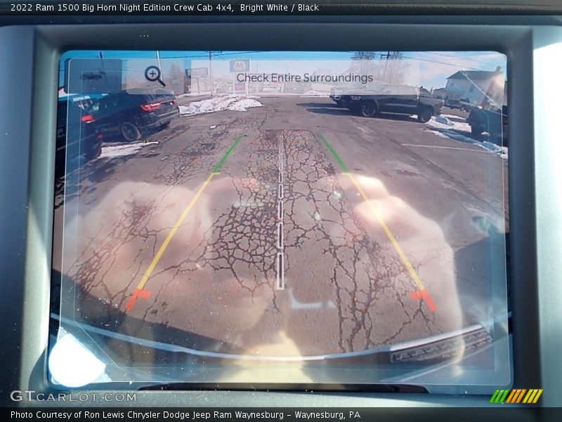 Bright White / Black 2022 Ram 1500 Big Horn Night Edition Crew Cab 4x4