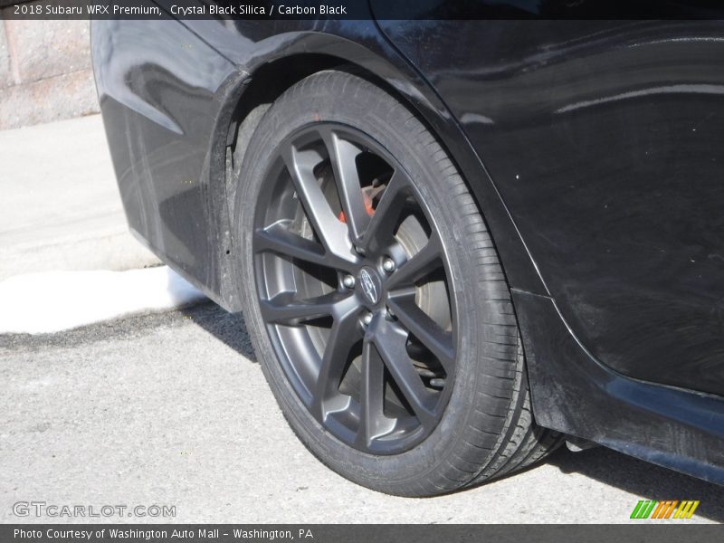 Crystal Black Silica / Carbon Black 2018 Subaru WRX Premium