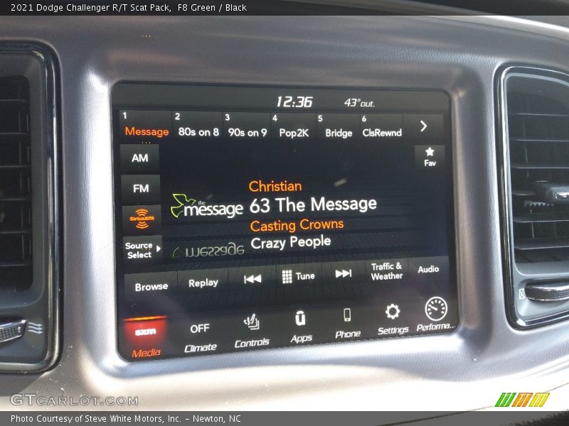 F8 Green / Black 2021 Dodge Challenger R/T Scat Pack