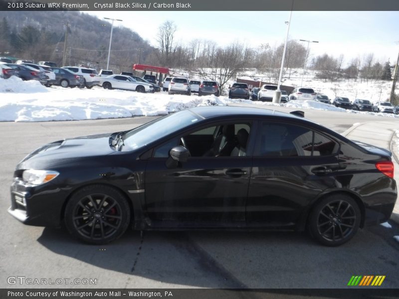 Crystal Black Silica / Carbon Black 2018 Subaru WRX Premium