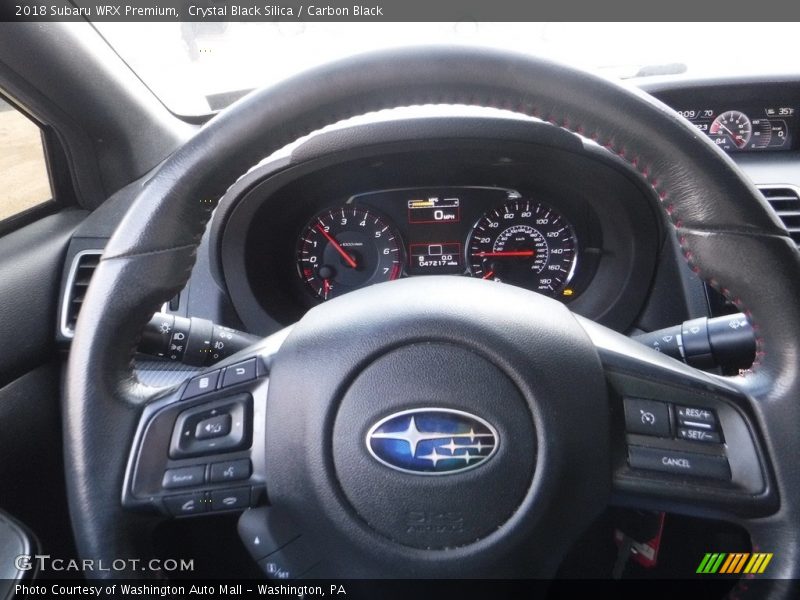Crystal Black Silica / Carbon Black 2018 Subaru WRX Premium