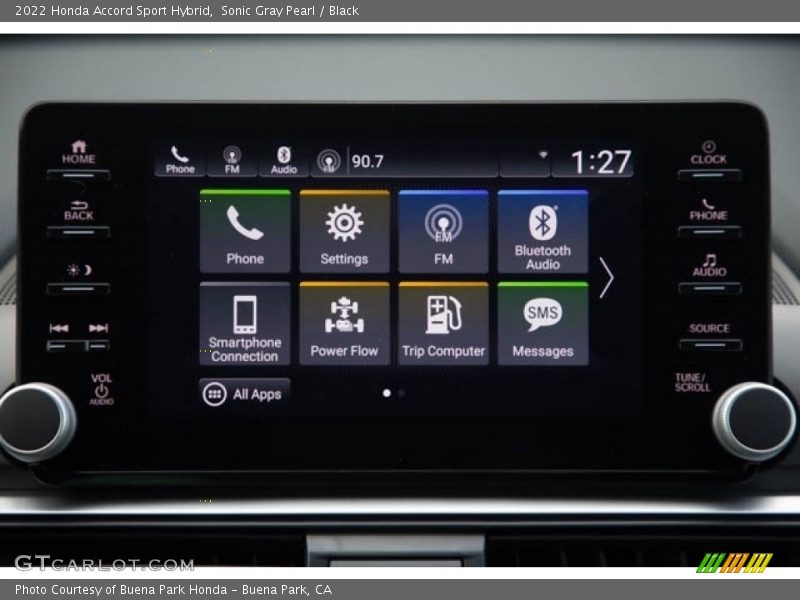 Sonic Gray Pearl / Black 2022 Honda Accord Sport Hybrid