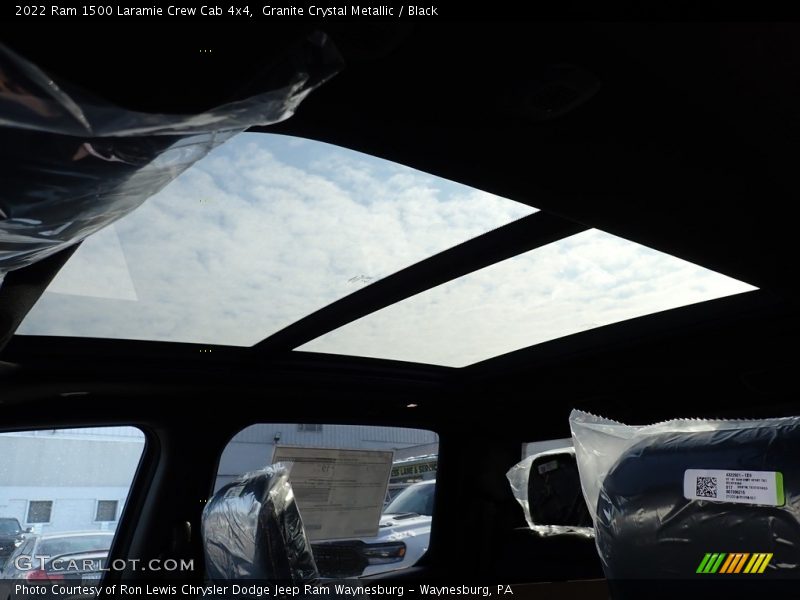 Granite Crystal Metallic / Black 2022 Ram 1500 Laramie Crew Cab 4x4